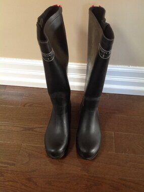London Fog Black Rain Boots